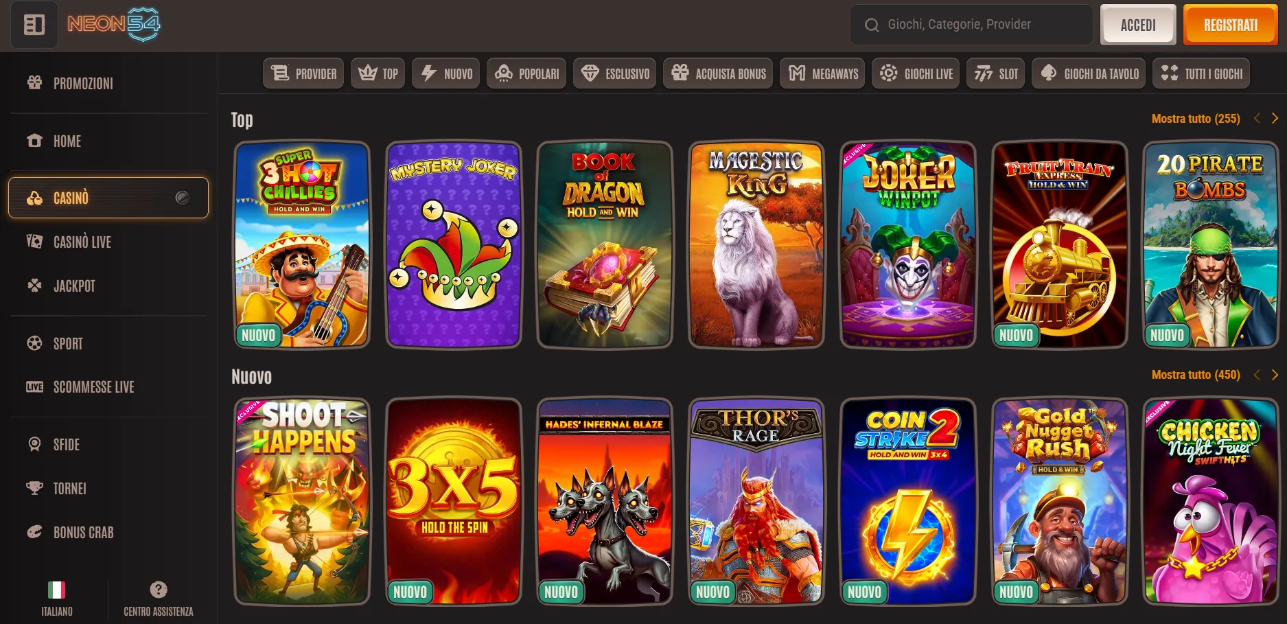 Giochi e scommesse sportive nei casino non AAMS – Panoramica Giochi e scommesse sportive nei casino non AAMS
